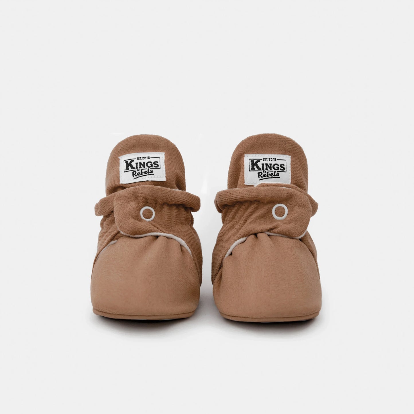 Kings & Rebels Booties Gamuza Gripper - Mocha Mouse