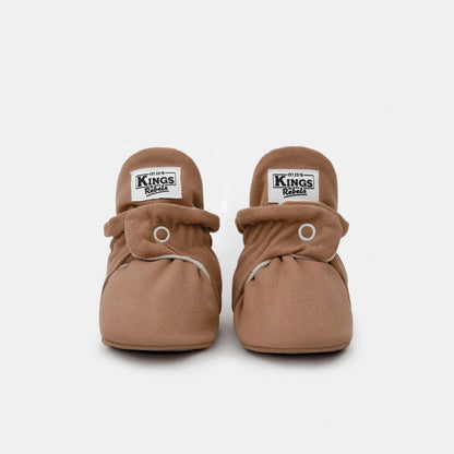 Kings & Rebels Booties Gamuza Gripper - Mocha Mouse