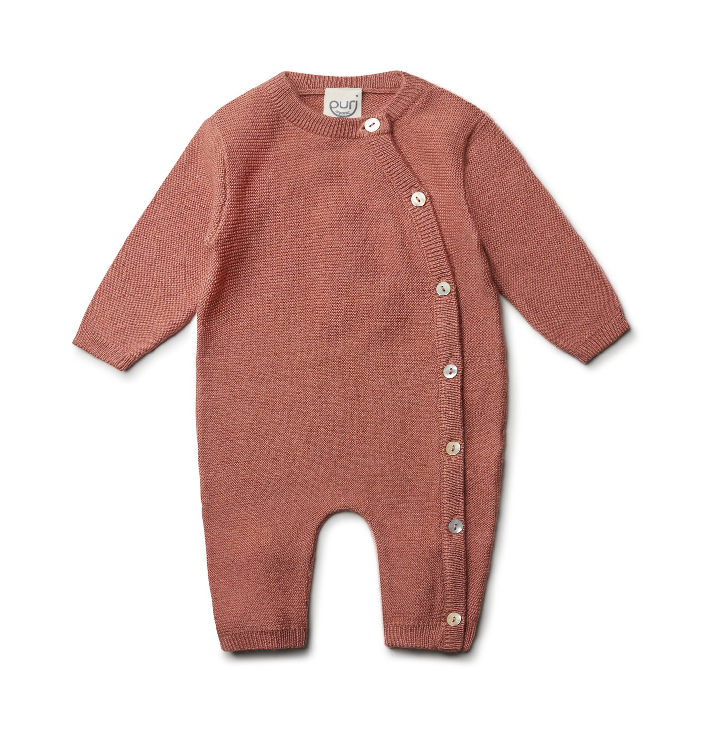 Puri Overall Krausstrick aus Merinowolle und Seide