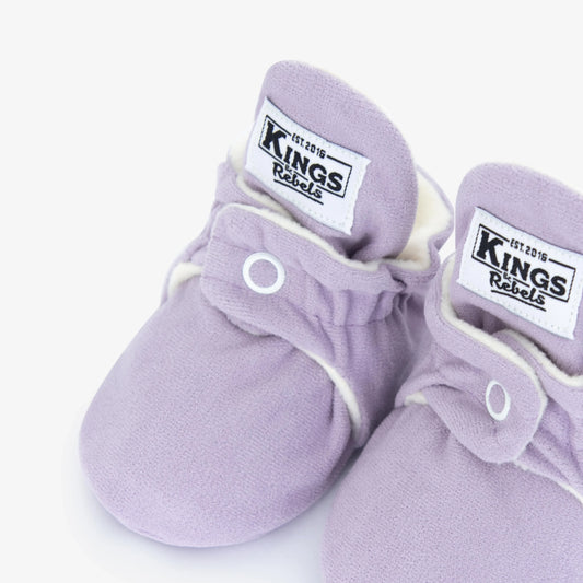 Kings & Rebels Booties Gamuza Gripper - Malva
