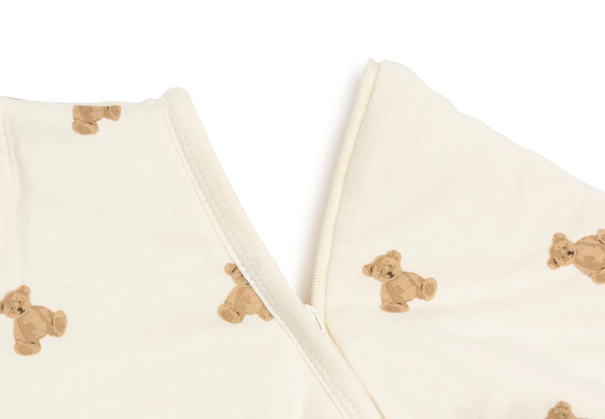 Jollein Schlafsack mit Füßen und abnehmbaren Ärmeln - Mini Teddy Bear TOG 2.5-3.5