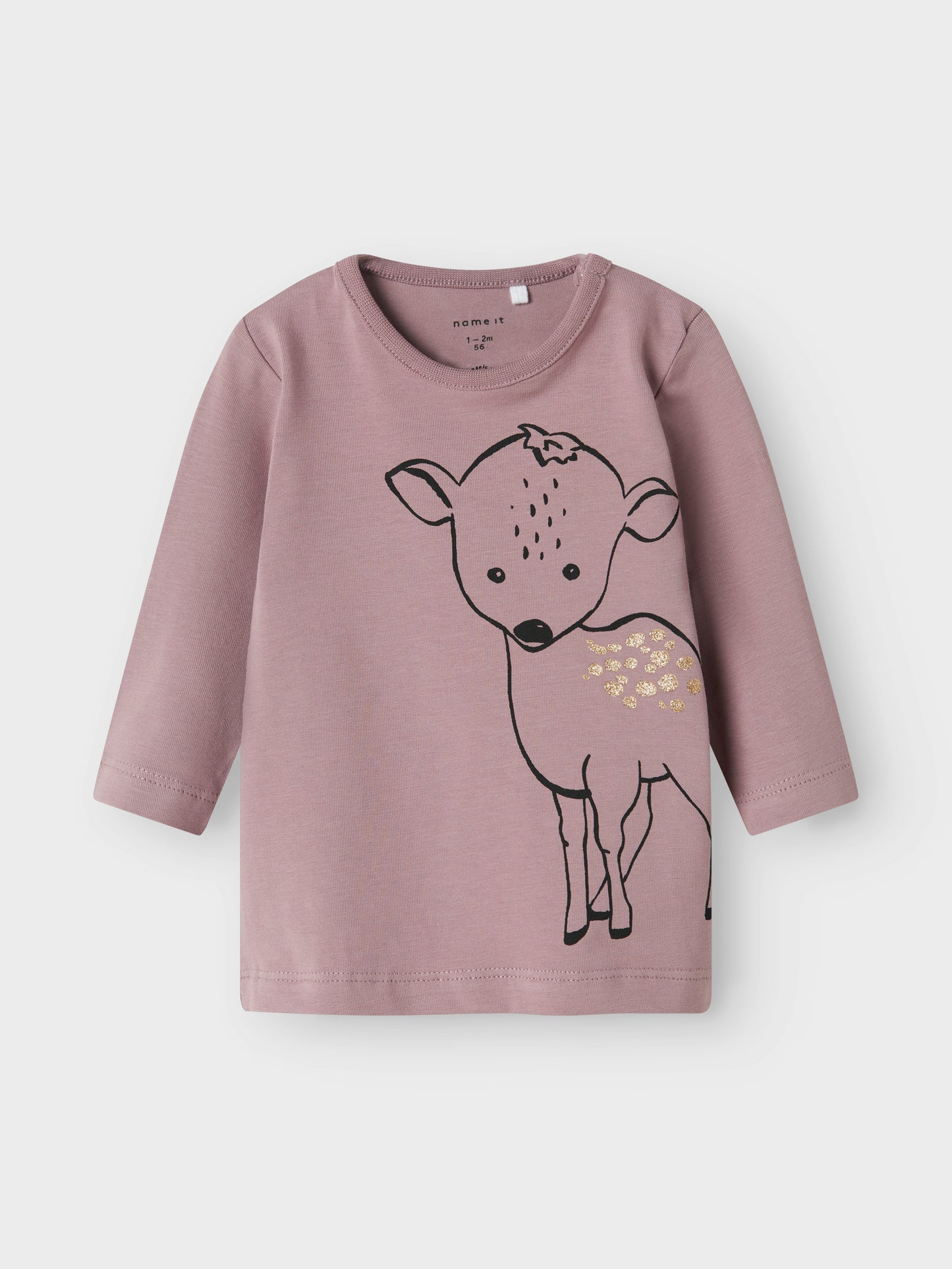 Name it Langarmshirt mit Rehprint