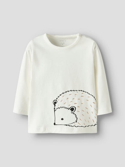 Name it Langarmshirt mit Igelprint