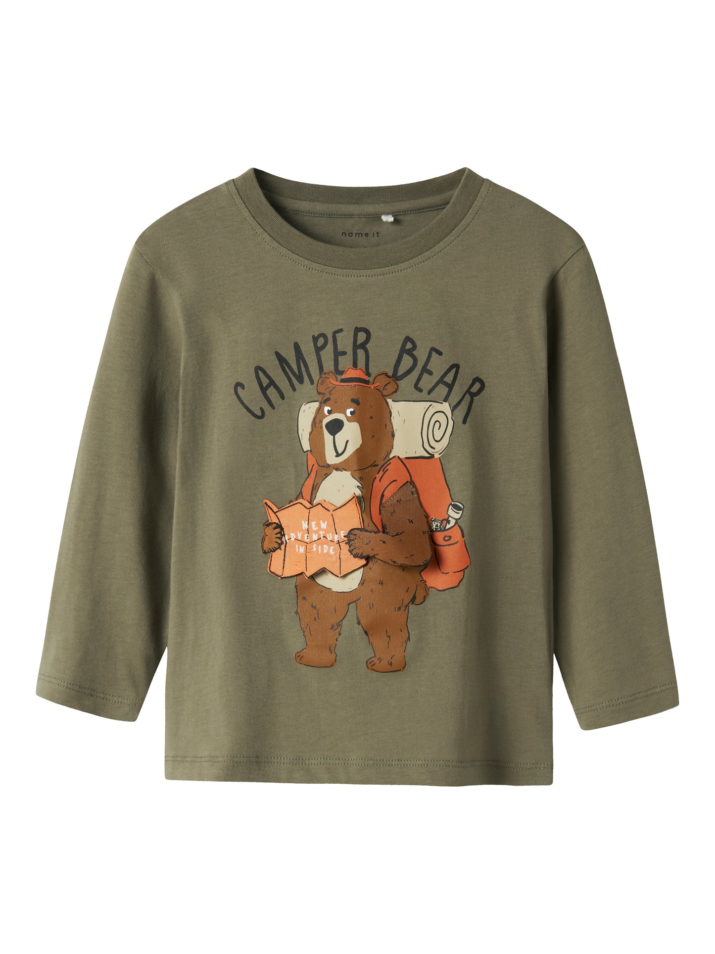 Name it Langarmshirt 'Camper Bear'