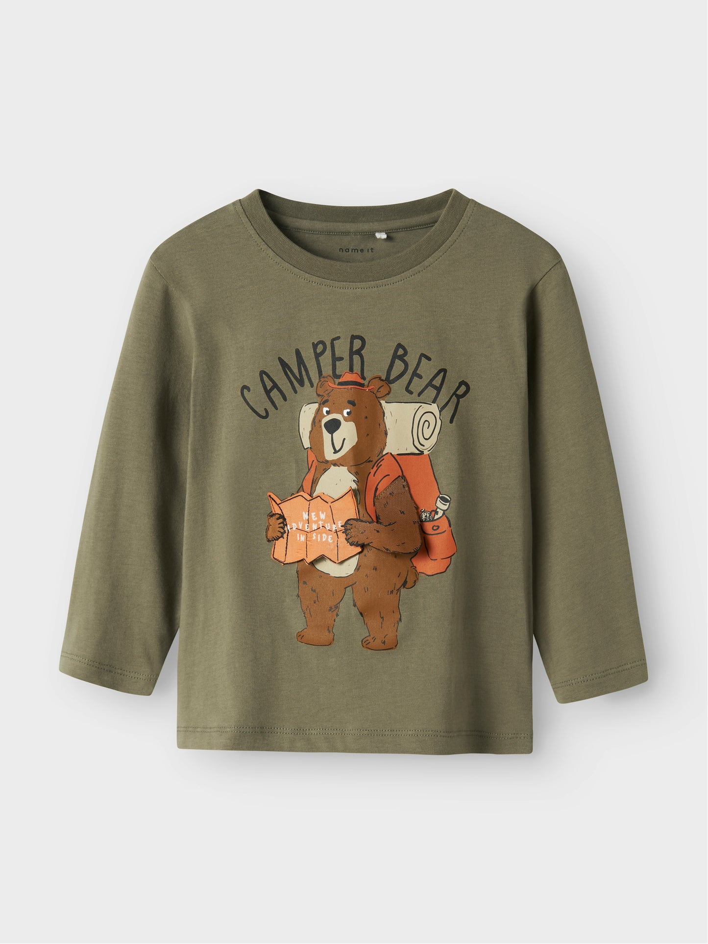 Name it Langarmshirt 'Camper Bear'