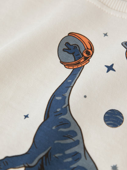 Name it Langarmshirt mit Dino-Print aus Bio-Baumwolle