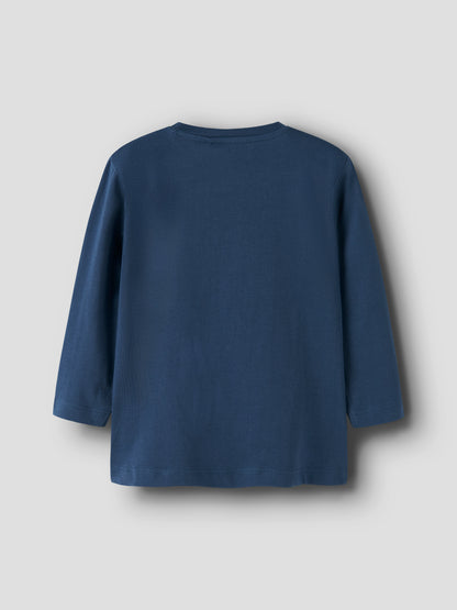 Name it Langarmshirt mit Space-Print aus Bio-Baumwolle