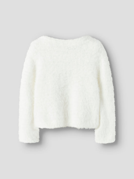 Name it Strickjacke aus Fransengarn