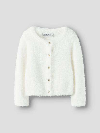 Name it Strickjacke aus Fransengarn