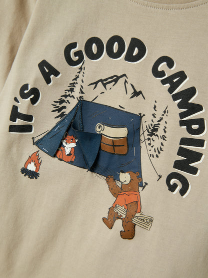 Name it Langarmshirt 'It's a good camping'