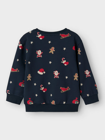 Name it Sweatshirt Weihnachten aus Bio-Baumwolle