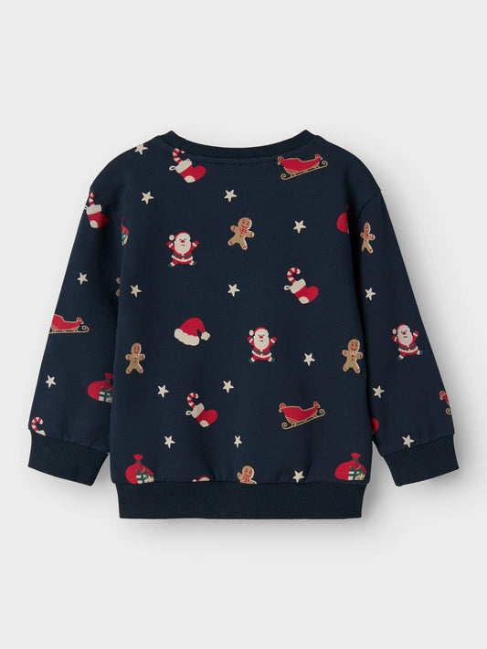 Name it Sweatshirt Weihnachten aus Bio-Baumwolle