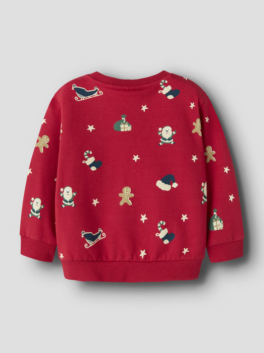 Name it Sweatshirt Weihnachten aus Bio-Baumwolle