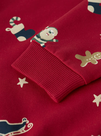 Name it Sweatshirt Weihnachten aus Bio-Baumwolle