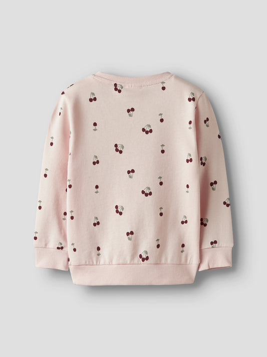 Name it Sweatshirt mit Kirschenprint