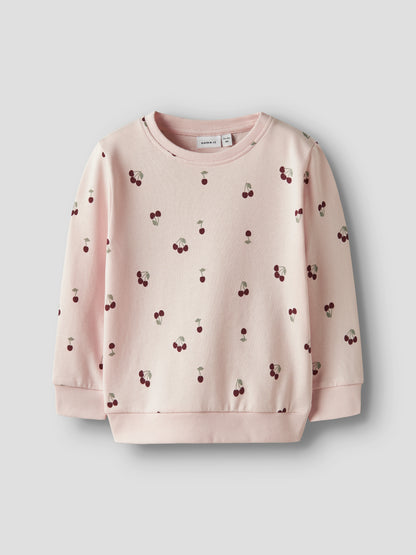 Name it Sweatshirt mit Kirschenprint