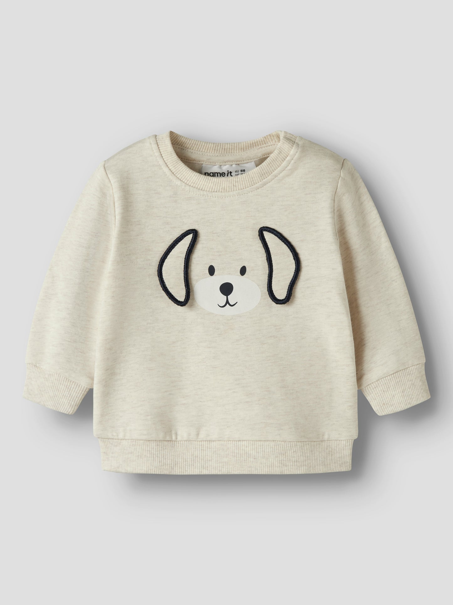 Name it Sweatshirt mit Hundeprint aus Bio-Baumwolle