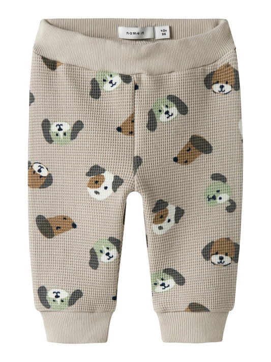 Name it Hose mit Hundeköpfen aus Bio-Baumwolle