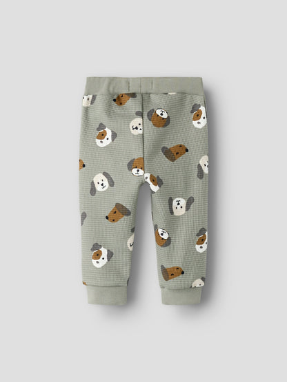 Name it Hose mit Hundeköpfen aus Bio-Baumwolle