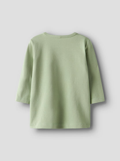 Name it Langarmshirt mit Katzenprint aus Bio-Baumwolle