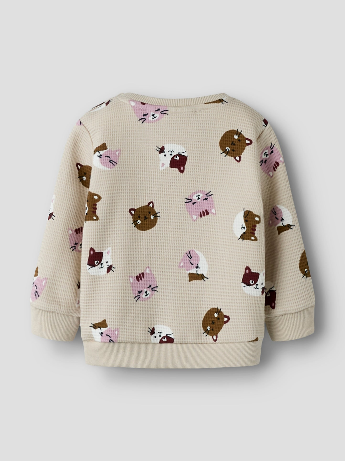 Name it Sweatshirt mit Katzenprint aus Bio-Baumwolle
