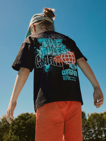 Name it T-Shirt mit Rückenprint aus Bio-Baumwolle