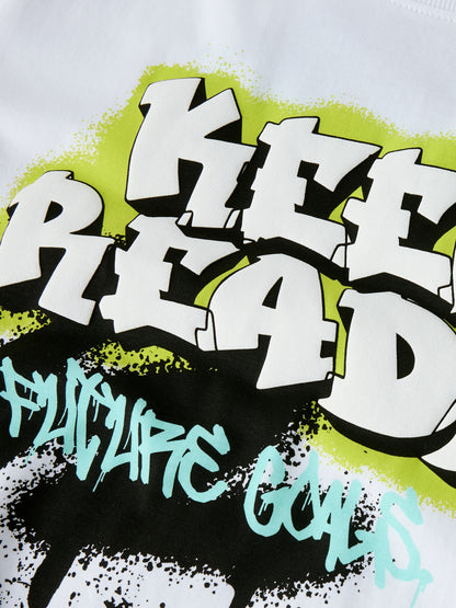 Name it T-Shirt mit Brustprint aus Bio-Baumwolle