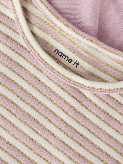 Name it Langarmkleid mit Tüllrock und Glitzerdetails