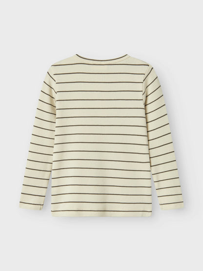 Lil'Atelier Langarmshirt gestreift aus Bio-Baumwolle