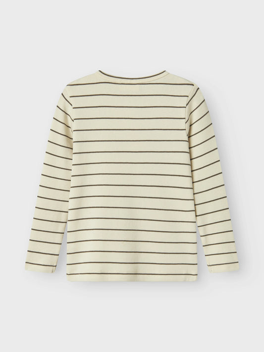 Lil'Atelier Langarmshirt gestreift aus Bio-Baumwolle