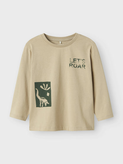 Name it Langarmshirt mit Dino-Rückenprint
