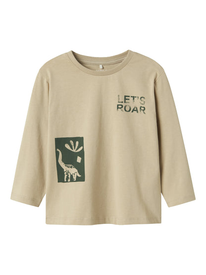 Name it Langarmshirt mit Dino-Rückenprint