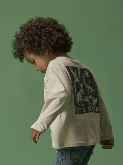 Name it Langarmshirt mit Dino-Rückenprint