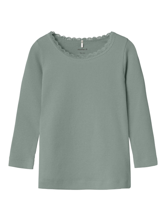 Name it Langarmshirt gerippt