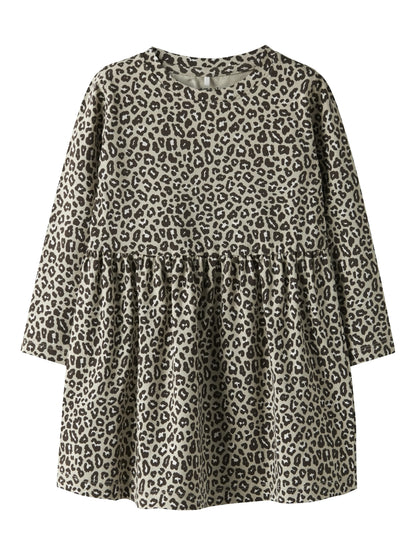 Name it Kleid mit Leoprint aus Bio-Baumwolle
