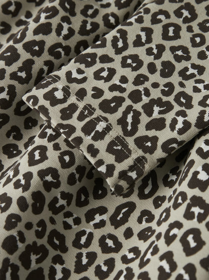 Name it Kleid mit Leoprint aus Bio-Baumwolle