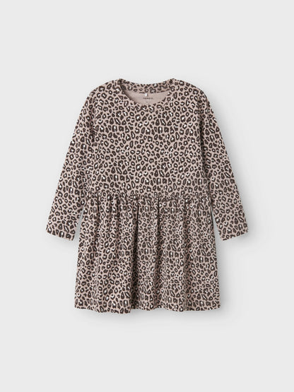 Name it Kleid mit Leoprint aus Bio-Baumwolle