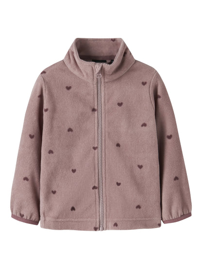 Name it Fleecejacke mit Herzchen