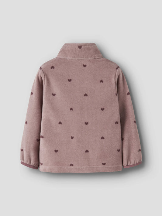 Name it Fleecejacke mit Herzchen
