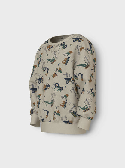 Name it Sweatshirt Regular Fit mit Baggerprint
