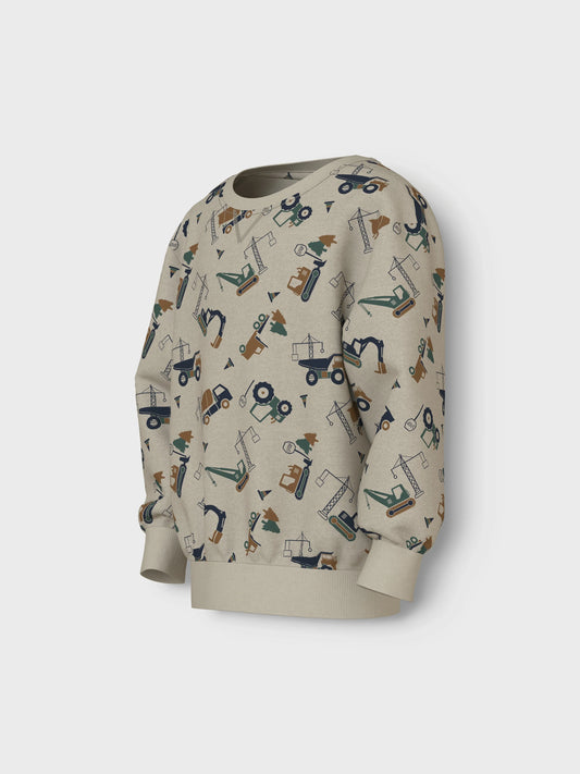 Name it Sweatshirt Regular Fit mit Baggerprint