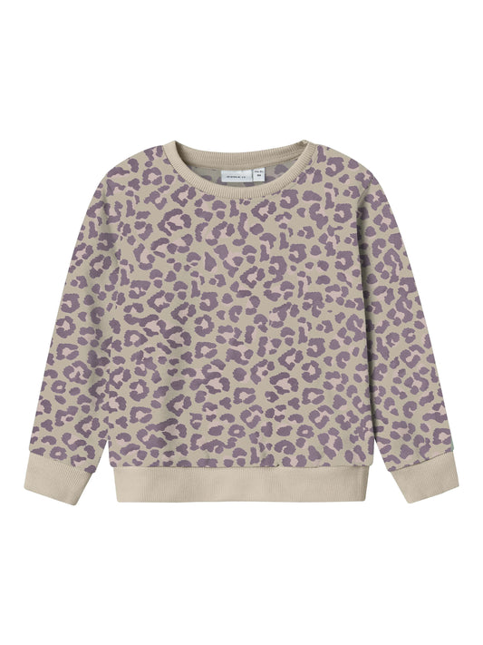 Name it Sweatshirt mit Leoprint