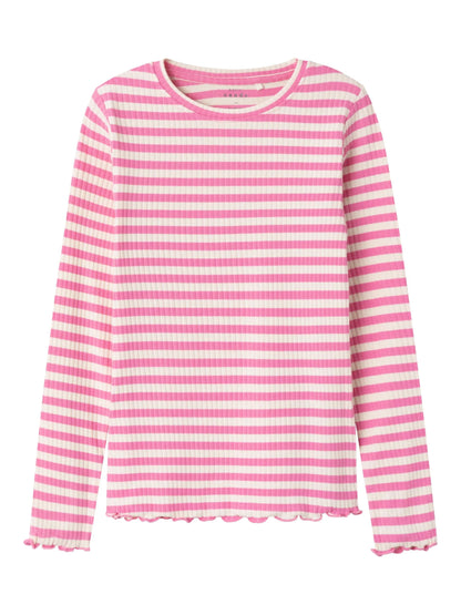 Name it Geringeltes Langarmshirt gerippt