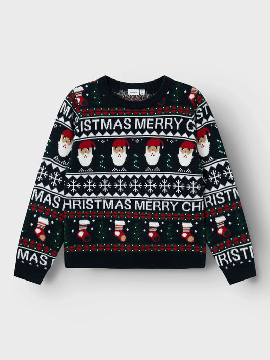 Name it Weihnachts-Strickpullover
