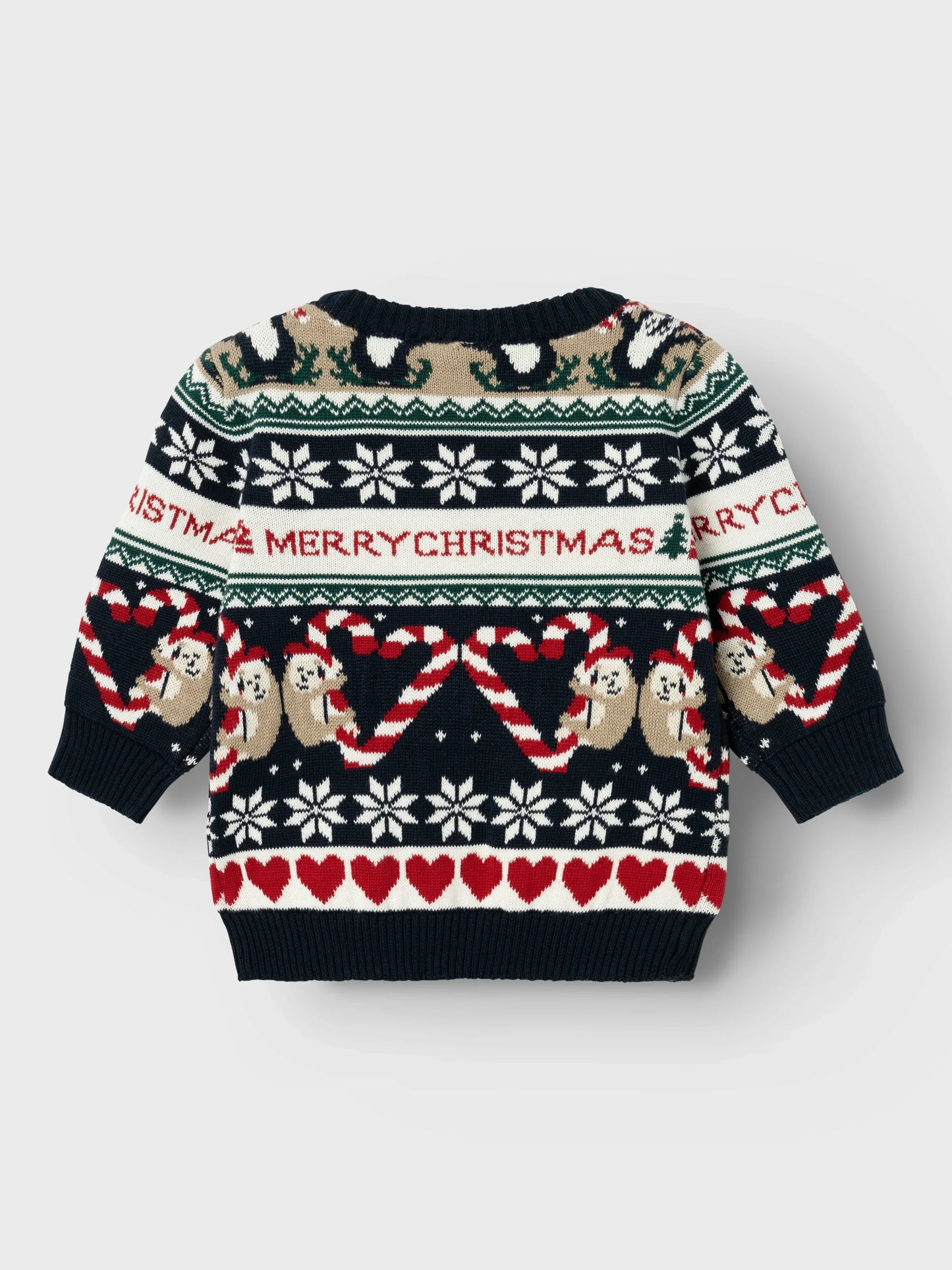 Name it Weihnachts-Strickpullover aus Baumwolle
