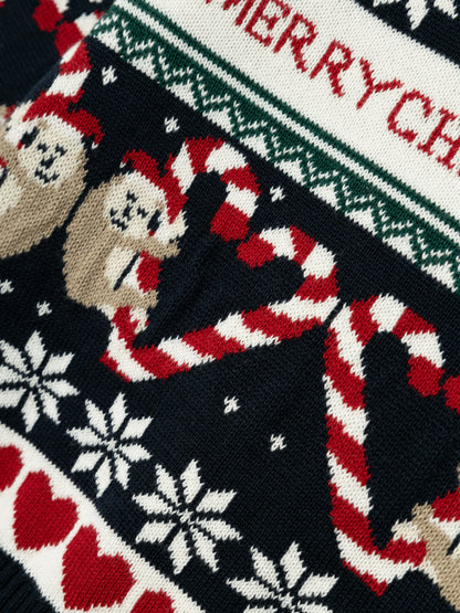Name it Weihnachts-Strickpullover aus Baumwolle