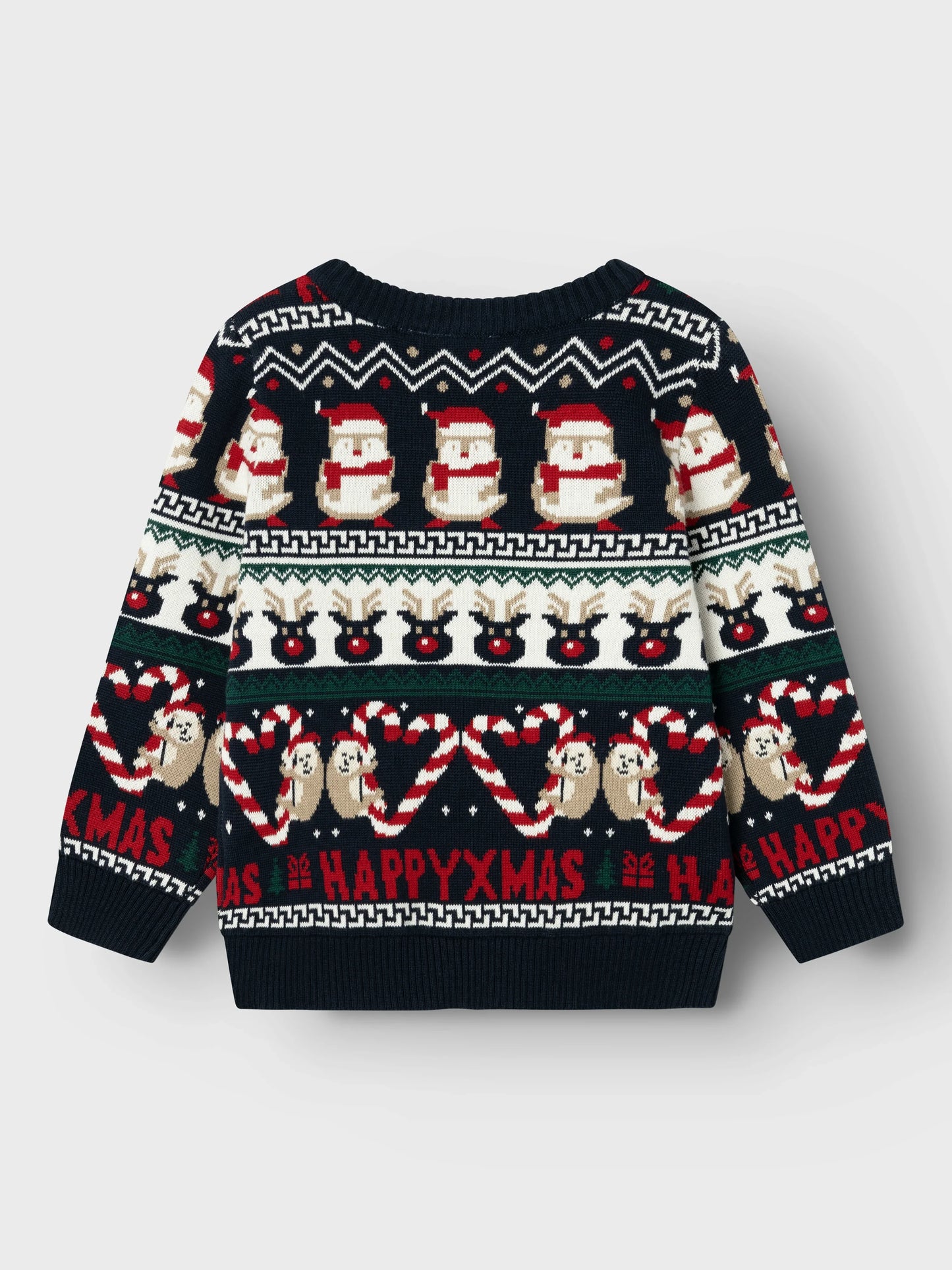 Name it Weihnachts-Strickpullover aus Baumwolle