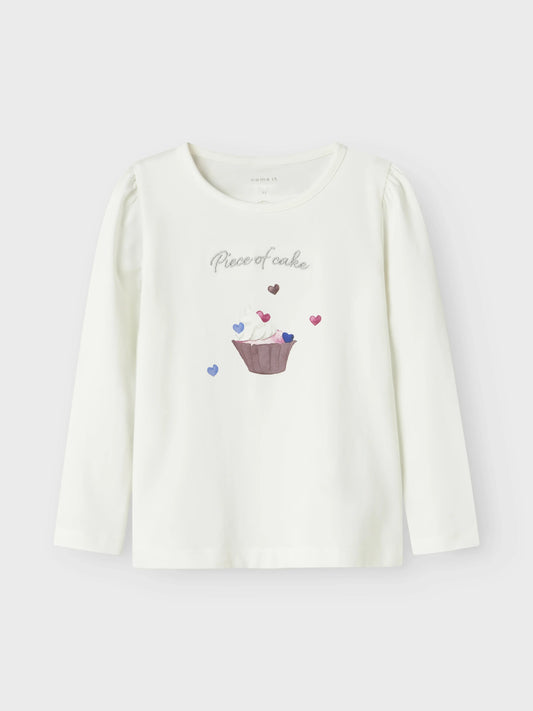Name it Langarmshirt mit Cupcake-Print