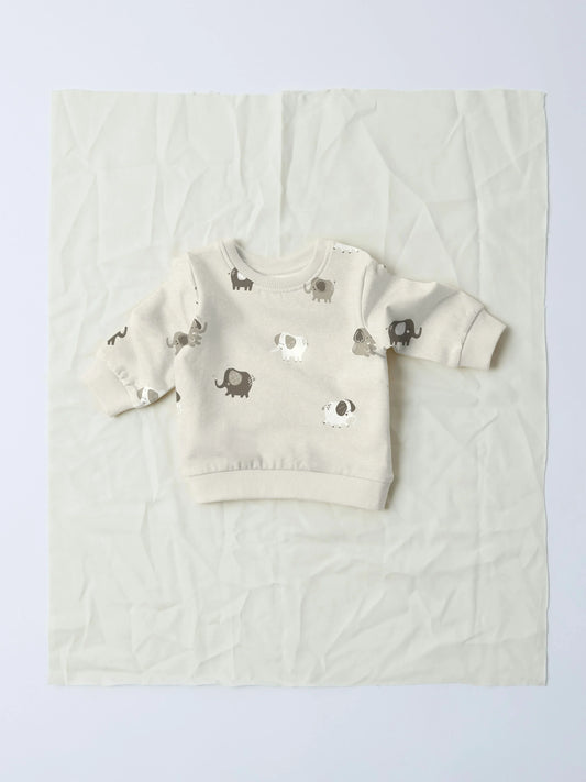 Name it  Sweatshirt mit Elefantenprint aus Bio-Baumwolle