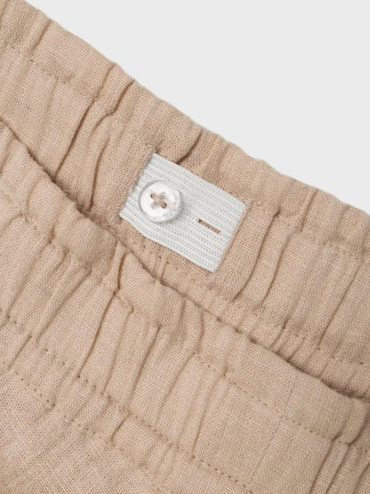 Name it Leichte Hose Wide Fit mit Leinenanteil